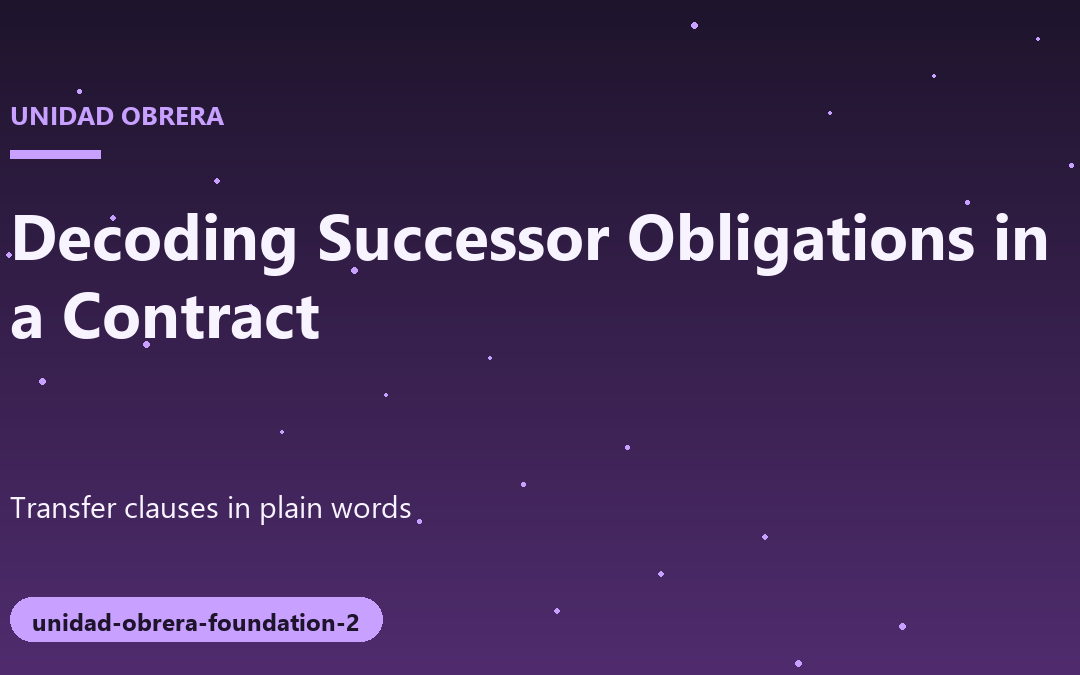 Decoding Successor Obligations in Your Employment Contract