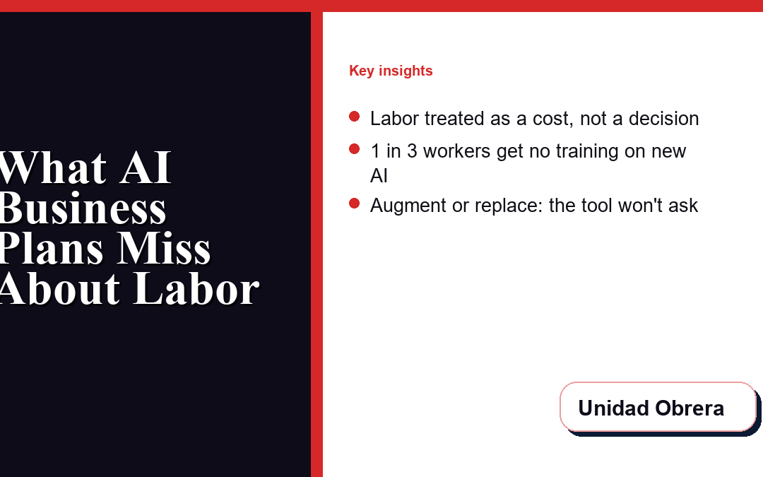 What AI Business Plan Generators Get Wrong About Labor